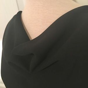 Black, Sleeveless, Lined Dress